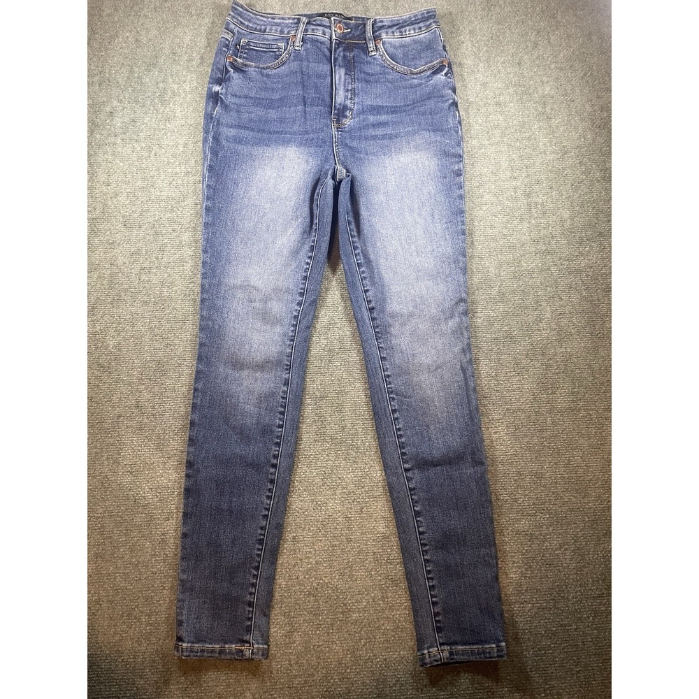 Judy Blue Skinny Fit Jeans Women 11/30(30x29) Blue High Rise medium wash Stretch